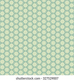 Flowers texture vector, daisies pattern vector, bloom field