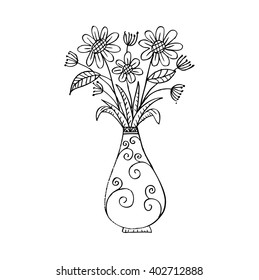 flowers and vase 