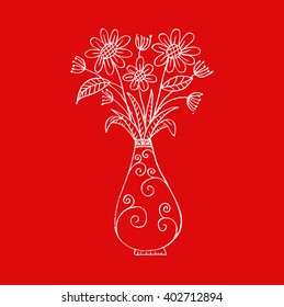 flowers and vase 
