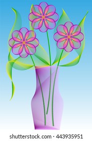 flowers in a vase