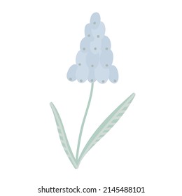 flowers in a vase, basket, easter illustration isolated, design and print
