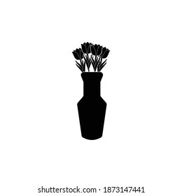 símbolo vectorial de icono de flores