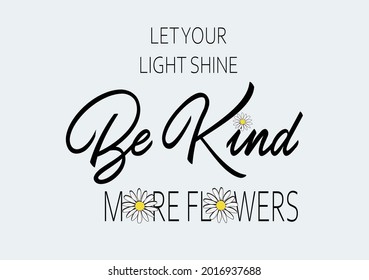 flowers vector art lettering design