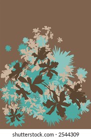 flowers vector background