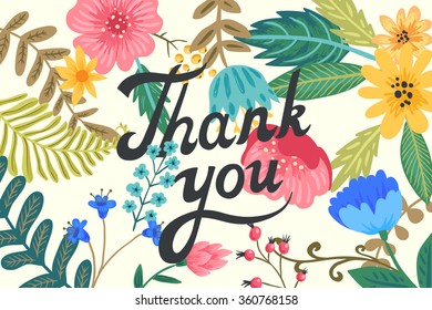 Flowers. vector background
