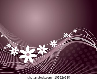Flowers. Vector Background. Eps10.