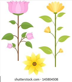 Flowers Vector Designs