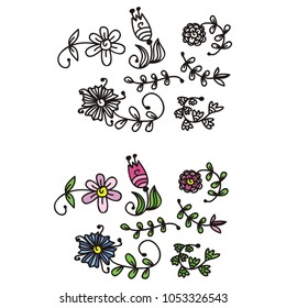 Flowers. Vector illustration