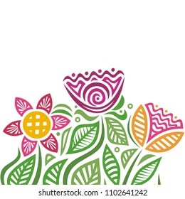 Flowers. Vector illustration