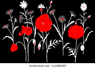 flowers vector illustration