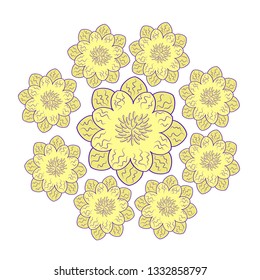
flowers vector illustration