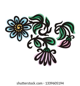 Flowers. Vector illustration