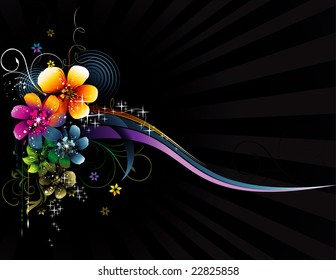flowers vector illustration