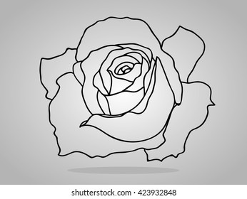 Flowers . Vector illustration,