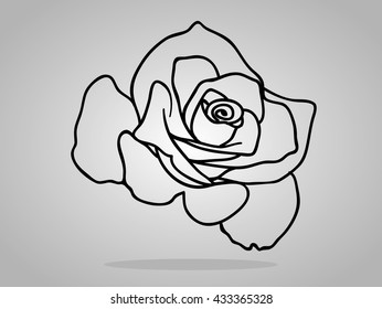 Flowers . Vector illustration,