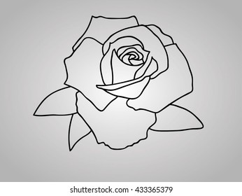 Flowers . Vector illustration,