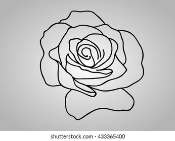 Flowers . Vector illustration,
