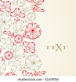 flowers vector illustration