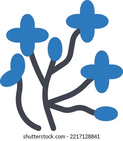 flowers  Vector illustration on a transparent background. Premium quality symbols. Glyphs vector icons for concept and graphic design. 
