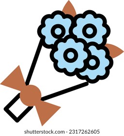 flores Ilustración vectorial en un fondo transparente. Símbolos de calidad superior. Iconos vectoriales de color de línea para el concepto y el diseño gráfico.