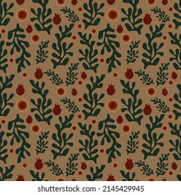 Flowers Vector ilustration seamless patern.Great for textile,fabric,wrapping paper,and any print.