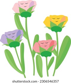 Flowers Vector image or clipart