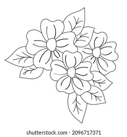 Flowers vector and Line Arts. You use on greeting card, shopping bags, wall art, frame,
decorations, wedding invitation and t-shirts. Sketch of a tattoo in two colors.