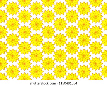 flowers vector pattern