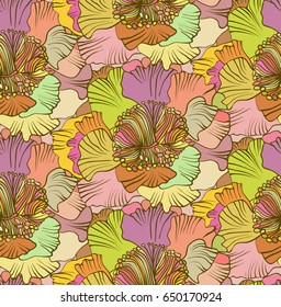 flowers vector pattern