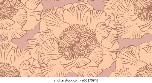 flowers vector pattern