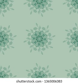 Flowers. Vector seamless pattern.Seamless pattern can be used for wallpaper, pattern fills, web page background,surface textures.