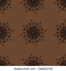 Flowers. Vector seamless pattern.Seamless pattern can be used for wallpaper, pattern fills, web page background,surface textures.