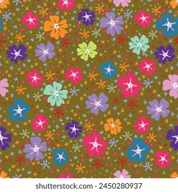 Flowers watercolor illustration.Manual composition, pattern abstract flowers