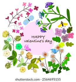 Flowers Wreath for Valentine’s Day