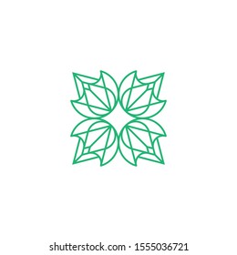 The flower-shaped logo is abstract but elegant and beautiful. Very feminine and stylish. Editable and easy to custom