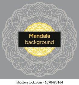 Flower-shaped mandala, Color pattern. Vector illustration