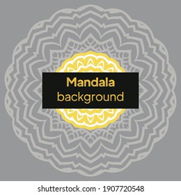 Mandala en forma de flor, patrón de color. Ilustración del vector