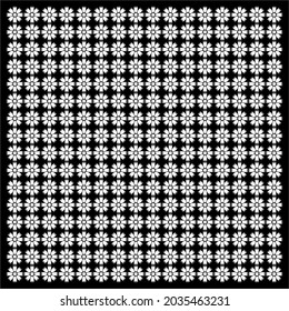 Patrón de motivos en forma de flor. Decoración de interiores, exteriores, alfombras, textiles, prendas de vestir, tela, seda, mosaico, plástico, papel, envuelto, tapicería, almohada, sofás, fondo, etc.