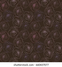 Flowers.rose.vector illustration