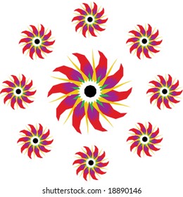 flower.vector image