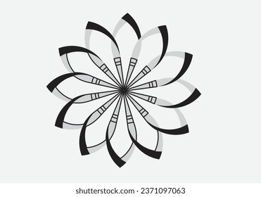  decoraciones de vectores de flores ilustraciones de vectores de vectores de flores negras están disponibles regalías