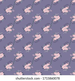 Flores brillantes en flores pequeñas. Calico millefleurs. Fondo floral sin fisuras para cubiertas textiles o de libros, fabricación, papel pintado, papel, envoltura de regalo y chatarra.
