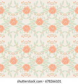 Flowery bright pattern in small-scale flowers. Calico millefleurs. Floral seamless background for textile or book covers, manufacturing, wallpapers, print, gift wrap and scrapbooking.