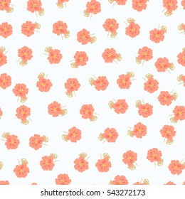 Flowery pattern in small-scale flowers. Liberty style millefleurs. Floral seamless background for textile, dress, book covers, manufacturing, wallpapers, print, gift wrap and scrapbooking.