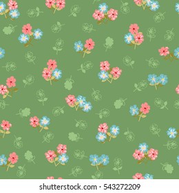 Flowery pattern in small-scale flowers. Liberty style millefleurs. Floral seamless background for textile, dress, book covers, manufacturing, wallpapers, print, gift wrap and scrapbooking. Shabby chic