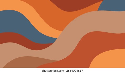 Fondo abstracto fluido con tonos tierra para proyectos artísticos