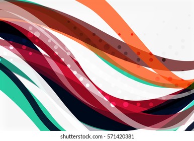 Flowing abstract background. Vector template background for workflow layout, diagram, number options or web design