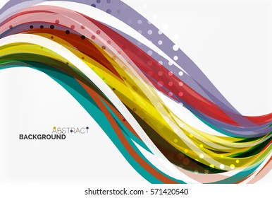 Flowing abstract background. Vector template background for workflow layout, diagram, number options or web design