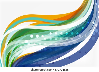 Flowing abstract background. Vector template background for workflow layout, diagram, number options or web design