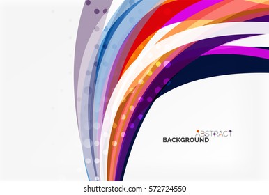 Flowing abstract background. Vector template background for workflow layout, diagram, number options or web design